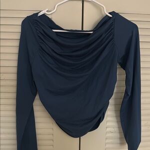 Elegant Blue Women's Top